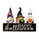 thumbnail image 3 of Figuras lindas de adorno de Halloween para estatuas de jardín al aire libre colgantes de dormitorio Estilo B BLESIY Estatuilla de madera de Halloween, 3 of 8