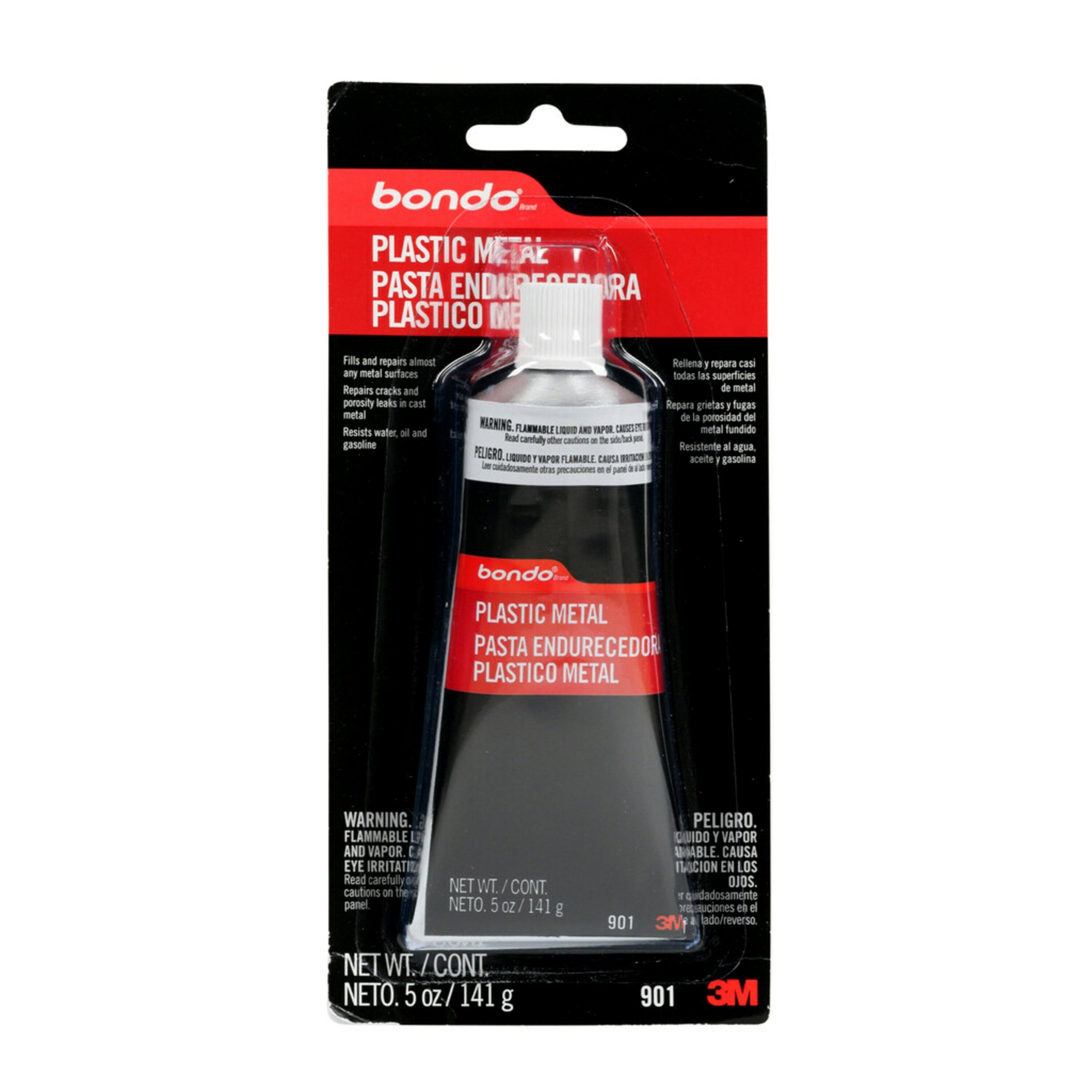 Bondo Plastic Metal, 00901, 5 oz, 1 Tube