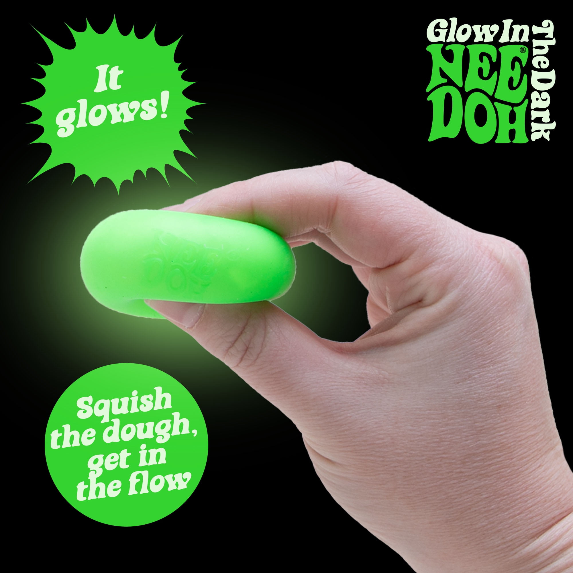 NeeDoh Fab Four Sensory Squeeze Toy Set, 4 Pack Squishy Stress Balls, Ages 3+