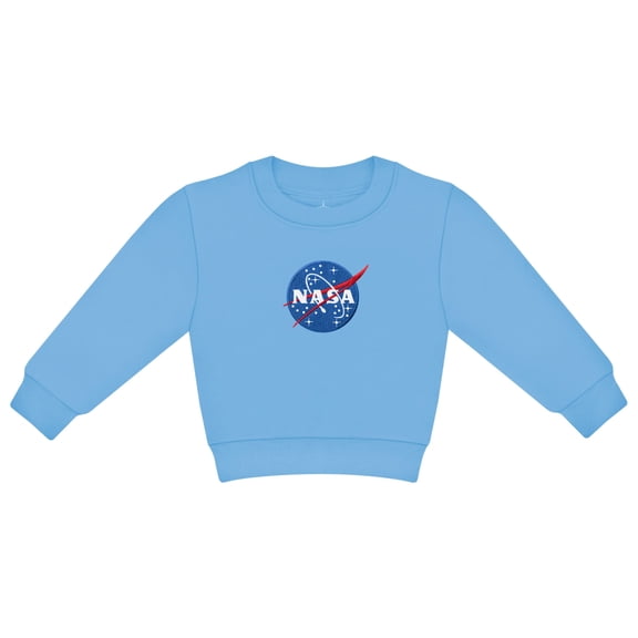 Creative Knitwear Infant Boys & Girls Fleece Sweatshirt with NASA-Inspired Embroidery – Long Sleeve Crewneck, 0-3M to 4T
