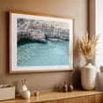 thumbnail image 4 of Rocky beach in Polignano a Mare, Italy - Polignano a Mare Apulia Italy Photography Coast Seascape Landscape Ocean Summer Scenic Oak Framed Wall Art Print 5 x 7 inches, 4 of 6