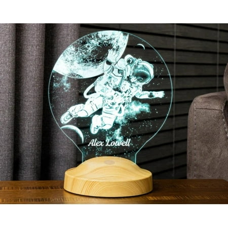 

Astronaut Personalized 3D Lamp Night Light Desk Lamp Gift for Kids Adult