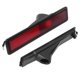 thumbnail image 4 of Luz De Marcador Lateral Del Guardabarros Delantero, Cubierta De Luz De Marcador Lateral Alta Dureza Durable Fácil De Instalar Para Luces De Marcador Lateral Para 63141377849 Cergrey Rojo, 4 of 8
