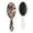 White-532, variant on Orange Hair Brush, Cute Fresh Summer Fruit Pattern Detangling Paddle Brush, Sweet Orange Lover Design, Soft Bristle Brush