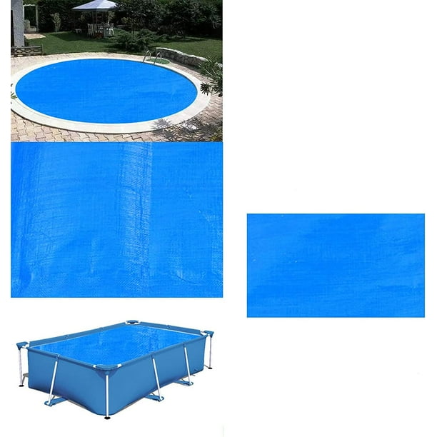 Rectangle Swimming Pool Cover, Solar Pool Cover for Above Ground Pool,  Dustproof Rainproof Waterproof Solar Cover Blanket, Reduce Water  Evaporation, Heat Preservation 
