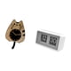 thumbnail image 5 of Reloj de escritorio con automático de página, bonito reloj colgante de pared con diseño de gato, silencioso, de gran tamaño, para el hogar, la co, 5 of 8