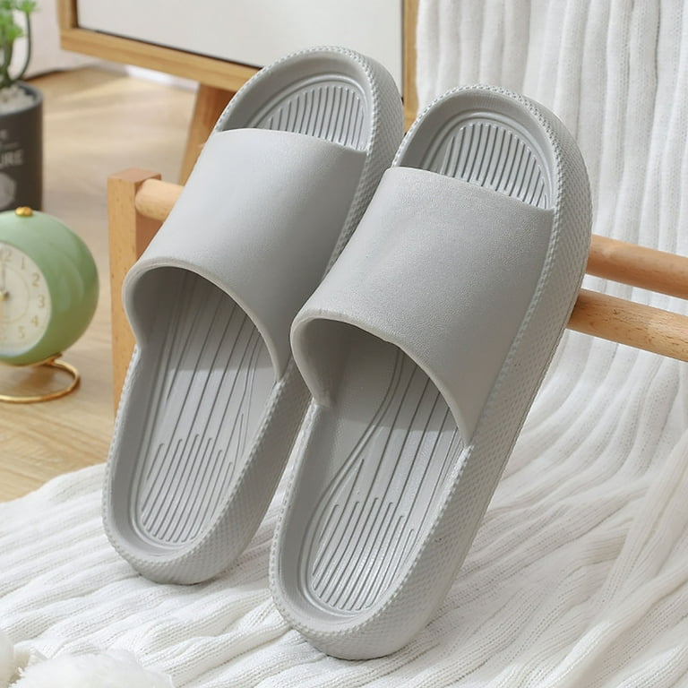Bedroom Slippers Women Size 9 Women And Men Soft Cloud Slippers