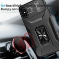 thumbnail image 4 of Funda para GANGXUN iPhone X - Soporte metálico, Función magnética, Negro, 4 of 6