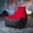Red, variant on Jaxx Pixel Gamer Chair - Game Room / Home Theater Bean Bag Chair, Yellow