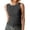 Dark Gray, variant on YAYUBA Women'S Workout Tops Womens Solid Color Round Neck Sleeveless Ribbed T Shirt Basic Layering Top 2026 Spring Fashion Clothing