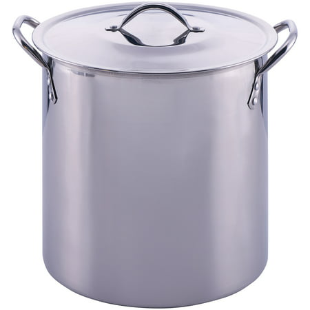 Mainstays Stainless Steel 12 Quart Stockpot with