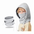 thumbnail image 1 of wonima44 Kids Balaclava, 4-10 Years Multifunctional Windproof Adjustable Ski Mask, Warm Fleece Knitted Hat for Boys Girls Outdoor, 1 of 1