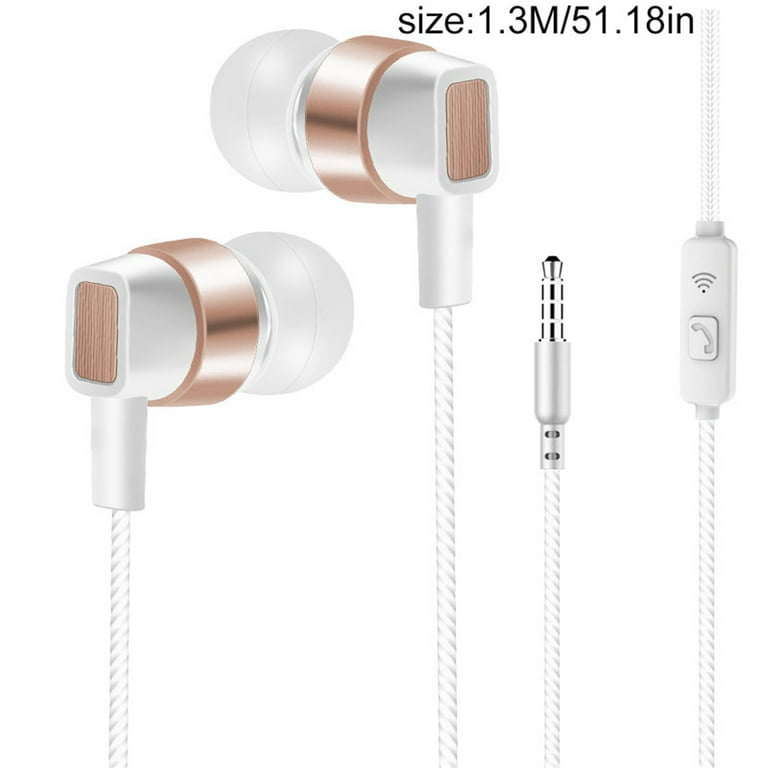 MIARHB 3.5mm Quality Stereo InEar Microphone Wired Headphones For Phone PC Laptop Tablet My Comfy Band Headphones Mdrxb50ap b
