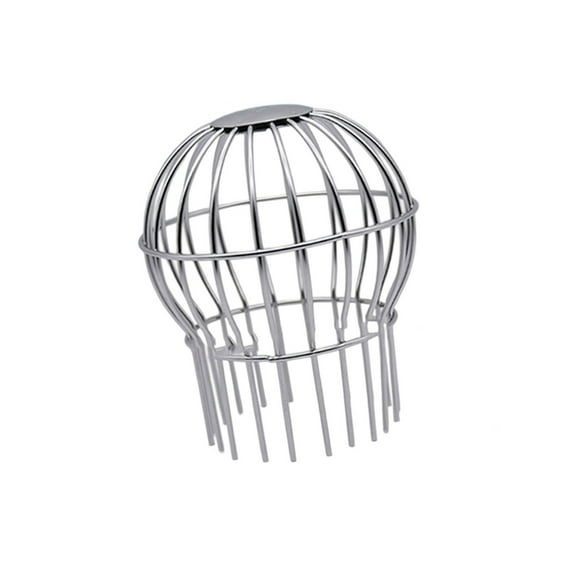 Steel Domes Drain Guards Leaf Proof Round Drainage Grate Effective Leaf Defense Weatherproof Roof Gutter Accessory