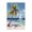 Tropical Sailboat Palm Seascape, variant on Stupell Industries Coastal Sunshine Celebration at Seaside Black Floating Frame Canvas Art, 17 x 25, by Petals Prints Design