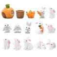thumbnail image 1 of 15Pcs Modèles de Lapin Décoratifs Accessoires de Lapin de Pâques Accessoires Bonsaï (Style Mixte), 1 of 7