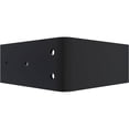 thumbnail image 2 of Ekena Millwork 2 1/2"W x 6"D x 6"H Countertop Support Steel Heavy Duty Bracket w/ Gusset, Powder Coated Black, 2 of 10