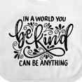 thumbnail image 4 of Inktastic Inspirational Quote in a World You Can Be Anything Be Kind Boys or Girls Baby Bib, 4 of 4