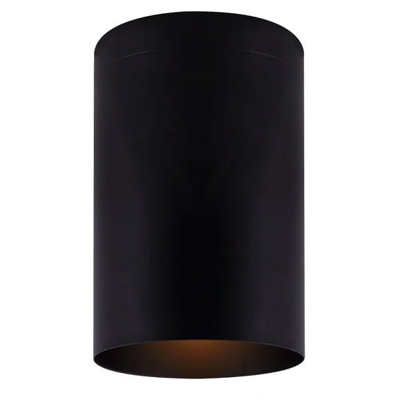 IFM1071A04BK-Canarm Inc-Agna - 1 Light Flush Mount-7 Inches Tall and 4.75 Inches Wide-Black Finish