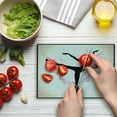 thumbnail image 4 of Ballet Cutting Board, Silhouette of a Woman Ballet Dancer on Stage with Soft Paintbrush Marks, Decorative Tempered Glass Cutting and Serving Board, in 3 Sizes, by Ambesonne, 4 of 5