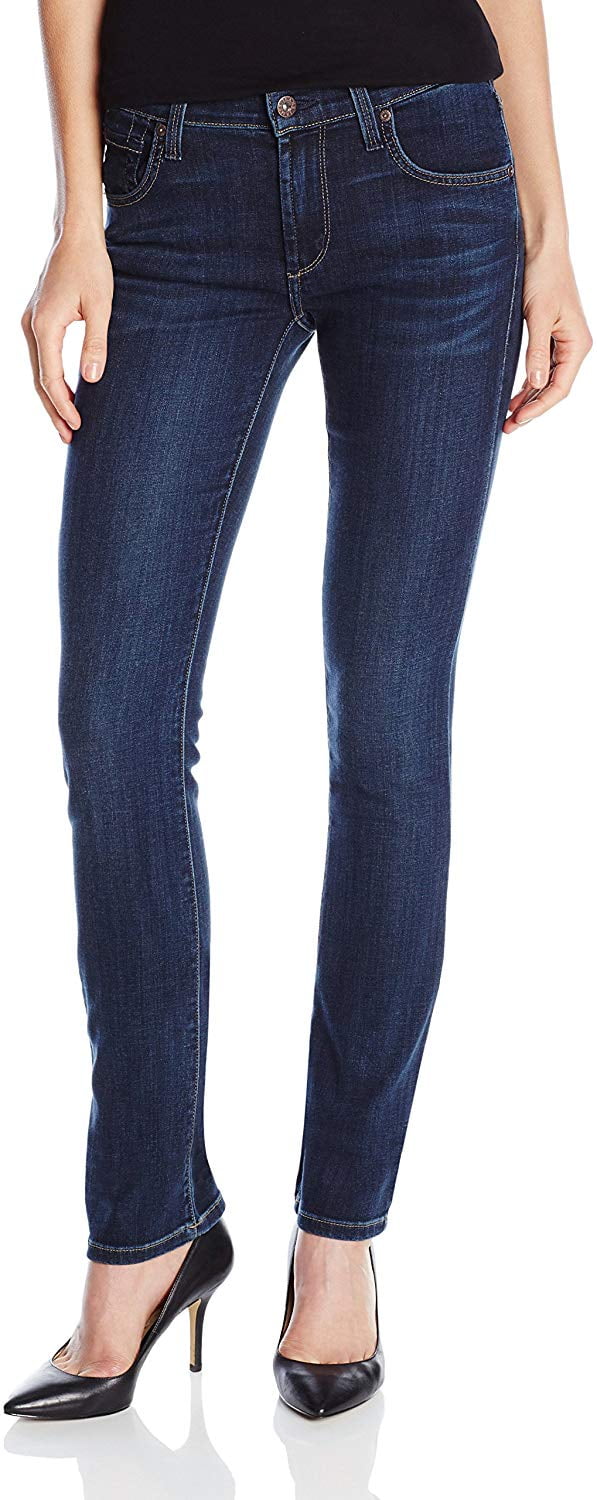 women's high rise straight leg jeans