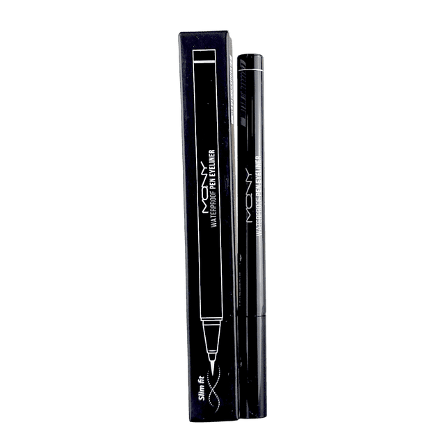 Lápiz delineador de ojos Macqueen MQNY, resistente al agua, color negro oscuro, 11 ml