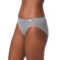 thumbnail image 4 of Kindly Yours Women’s Natural Comfort Cotton Modal Bikini Underwear, 3-Pack, Sizes XS-XXXL, 4 of 7