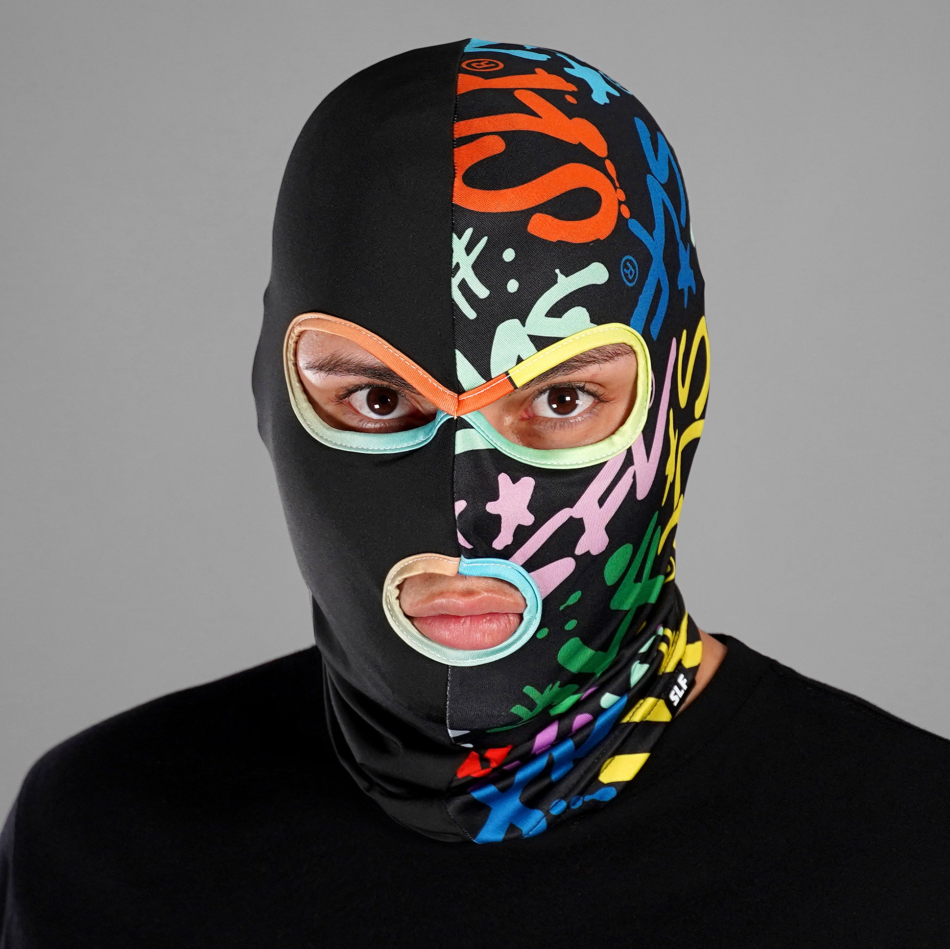 SLF Vivid Pattern 3 Hole Ski Mask