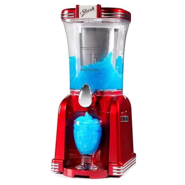 Máquina para hacer bebidas congeladas Nostalgia Retro Red 1L para el hogar