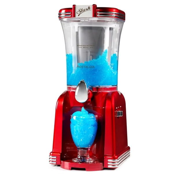 Máquina para hacer bebidas congeladas Nostalgia Retro Red 1L para el hogar