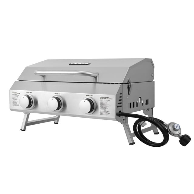 NXR 3 Burner 24,000 BTU Portable Propane Gas Grill