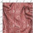 thumbnail image 2 of Soimoi Brush Stroke Print, Silk Fabric, Decor Sewing Fabric by The Yard 42 Inch Wide,Decorative Fabric for Shirts Suits Ties, Peach, 2 of 6