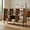 Brown, variant on Spaco Open-Back Bookshelf with Drawer for Study-Natural, Tall Bookshelf, Shelves for Living Room, Home Office, Bedroom, Balcony