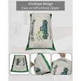 thumbnail image 6 of Saint Patrick's Day King Pillow Cases Set of 2 - Microfiber Bed Throw Pillow Covers, Farmhouse Green Truck Leaves Checkered Decorative Lumbar Pillow Cover with Envelope Closure for Sofa 20"x36", 6 of 6