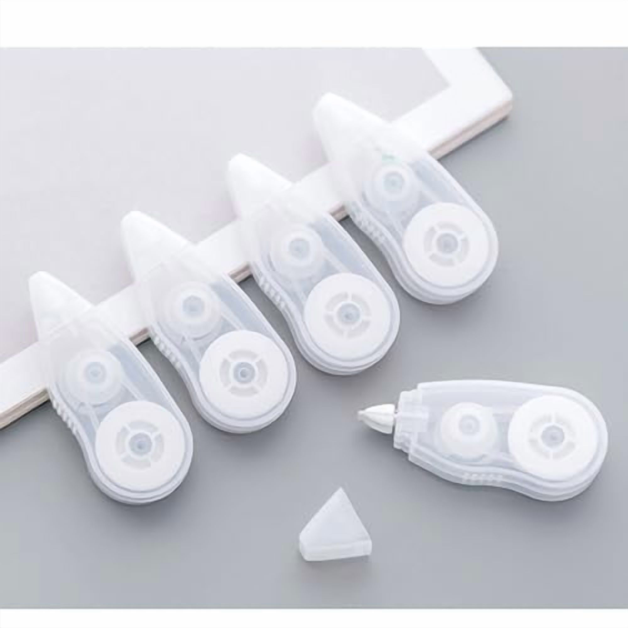 EXCEART 30 Pcs White Gaffers Tape Correction Tape White Out Correction Pens Tape Eraser White Out Tape Wipe Out Tape White Gaffer Tape White Out Correcting Tape Dot Tape Mini Milk Office