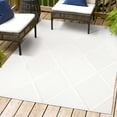 thumbnail image 4 of JONATHAN Y JONATHAN  Y Talaia Diamond Trellis Indoor/Outdoor Area Rug 8 X 10 - Ivory, 4 of 5