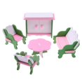 thumbnail image 2 of Juego de muebles de simulación de casa de muñecas en miniatura de madera Juguete educativo para niños (555 Ndcxsfigh Nuevos Originales, 2 of 8