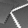 thumbnail image 2 of CAP 22.3" x 22.3" Gray Foam Interlocking Floor Mats, 6 Piece, 2 of 8