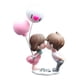 thumbnail image 3 of 2 Pequeñas Figuras De Pareja De Dibujos Animados De Resina Decorativas Con Globo Para Mesa De Beso, 3 of 8