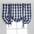 thumbnail image 3 of Cortina de ventana rural Sunnimix Azul 60x120cm atar cortinas, 3 of 8