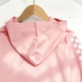 thumbnail image 5 of OYXSER Girls 2 Piece Plaid Lounge Set Cropped Hoodie and Sweatpants Jogger Pants Activewear Outfit, Pink 13-14Y, 5 of 9