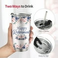 thumbnail image 4 of Happy Retirement Gifts for Women, Stainless Steel Coffee Tumbler 20oz, Retirement Gifts for Teacher Police Nurse Doctor, I`m Outta Here Goodbye Farewell Drinking Cups for Female Coworker, 4 of 6