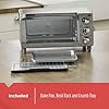 BLACK+DECKER 4-Slice Toaster Oven, Easy Controls, Stainless Steel, TO1760SS — Residential Use, Standard Application