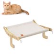 thumbnail image 4 of Mascota Gato Hamaca Cama colgante Silla con ventana Cama colgante para dormir Fácil de instalar Perchas cálidas Estante para gatos Cama para gatitos Zulema Hamaca para gatos, 4 of 7