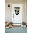 thumbnail image 2 of Hello Fall Door Sign Home Decor Round Wood Wreaths Wall Hanging Sign Farmhouse Porch Sign Front Door Decoration for Housewarming Gift All Seasons Holiday,12In, 2 of 5