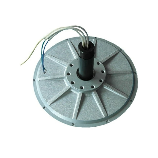 500W Wind Generator 48V 96V 100RPM Coreless Permanent Magnet Generator Three Phase Low Wind Speed Starting Wind Turbines ,Widely Use