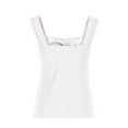 thumbnail image 6 of Babysbule Women's Tops Women's Sling Solid Tank Tops Slim Fit Sexy Sleeveless Summer Casual Blouse, 6 of 7