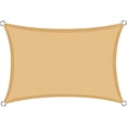 thumbnail image 1 of Vela de sombra rectangular impermeable de 2 x 3 m, tela de sombra PES resistente al agua, red de sombra rectangular de 3 x 2 m, protección resistente a los rayos UV del 98 % para terrazas y patios al, 1 of 4