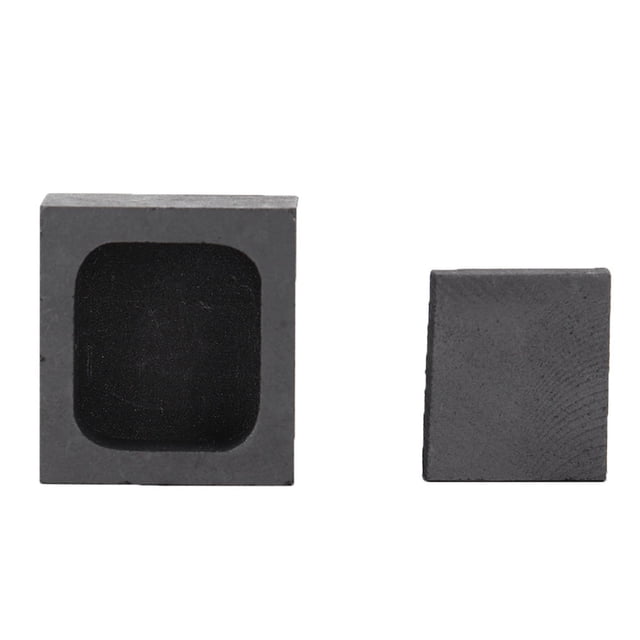 Crisol de molde de lingote de grafito de alta dureza para refinación de fundición de oro y plata (25g)