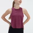 thumbnail image 4 of Daiosportswear Workout Tank Tops Open Back Yoga Exercise Shirts Tie Back Athletic Clothes for Women,Cover-Up for Women Red XL(XL), 4 of 8